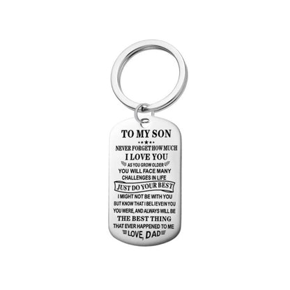 Personalized Kids Name Necklace Keychain
