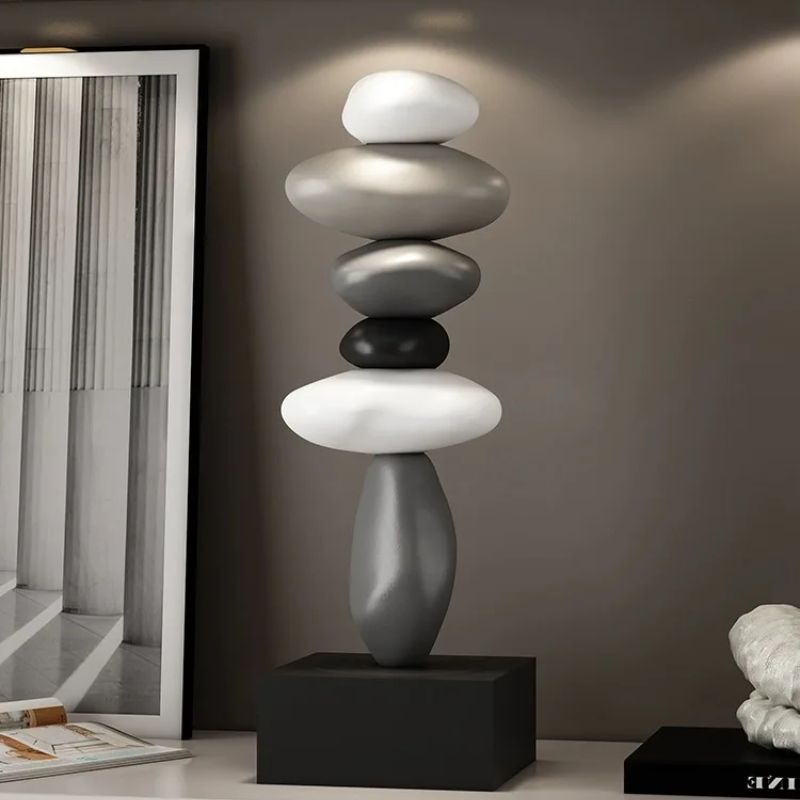 Serenity Sculpture - Calming Home Zen Decoration