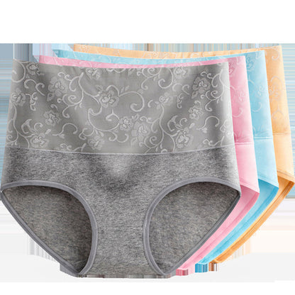 Comfortable High Waist Women's Cotton Briefs