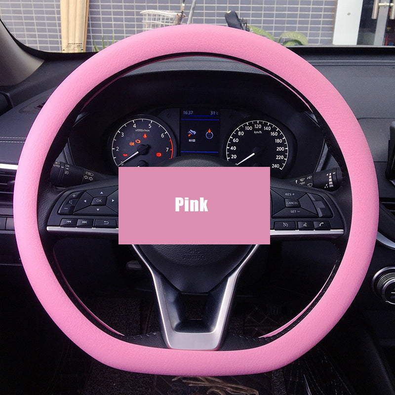 Premium Leather Car Steering Wheel Cover