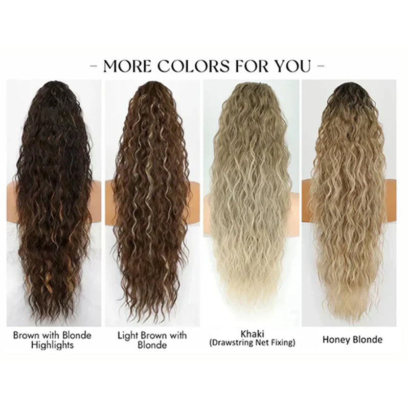 Natural Wave Ponytail Hair Wig