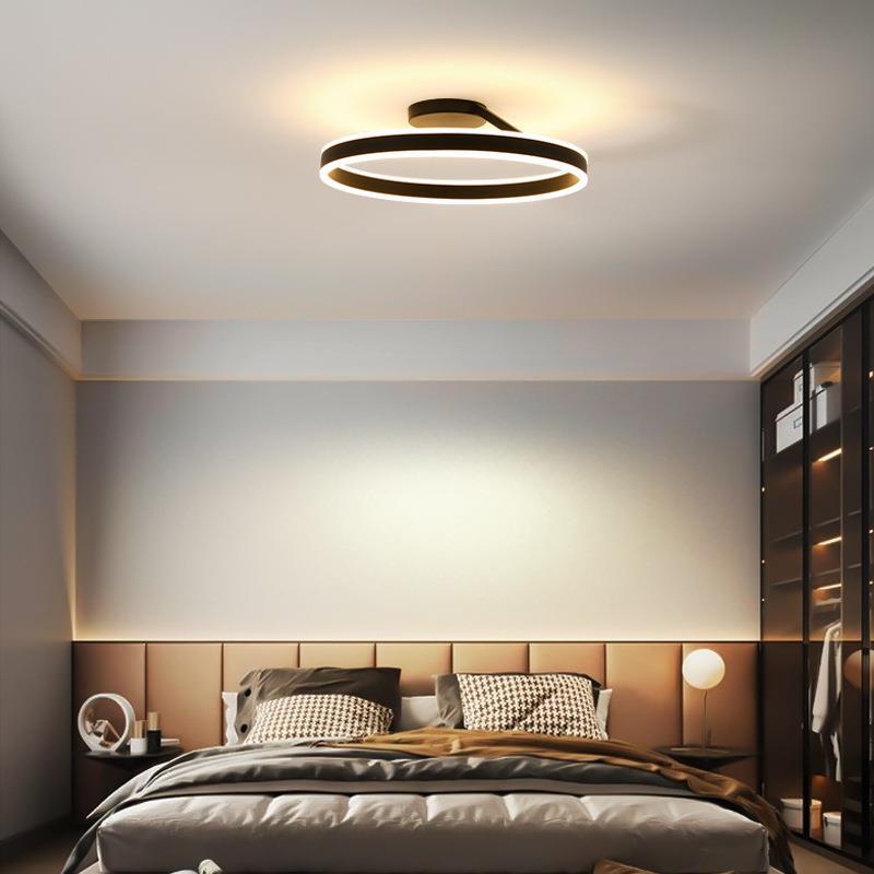 Elegant Gold LED Ceiling Lamp