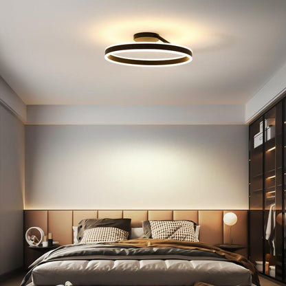 Elegant Gold LED Ceiling Lamp