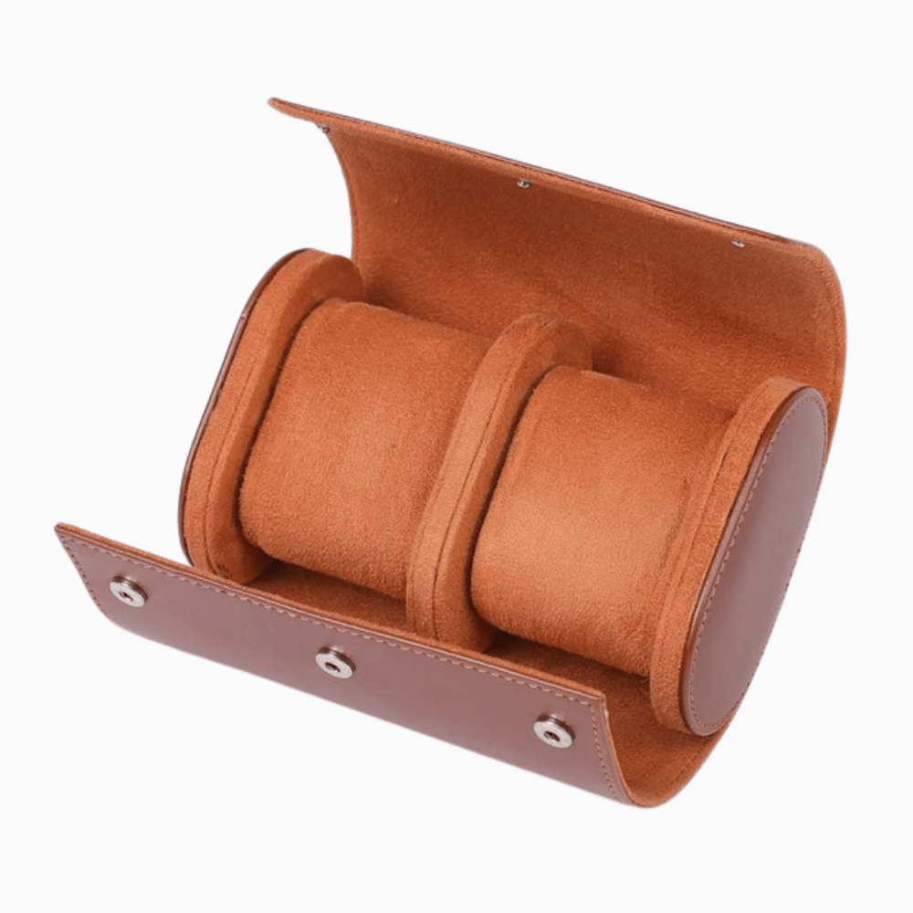 Premium Leather Watch Box - Elegant Watch Storage Case
