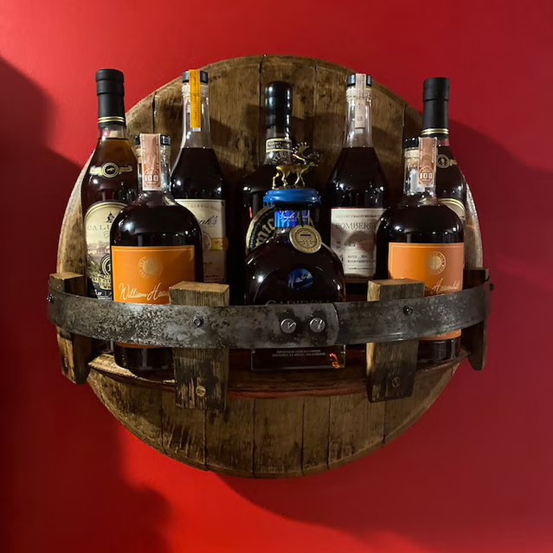 Luxury Oak Whiskey Barrel Decanter