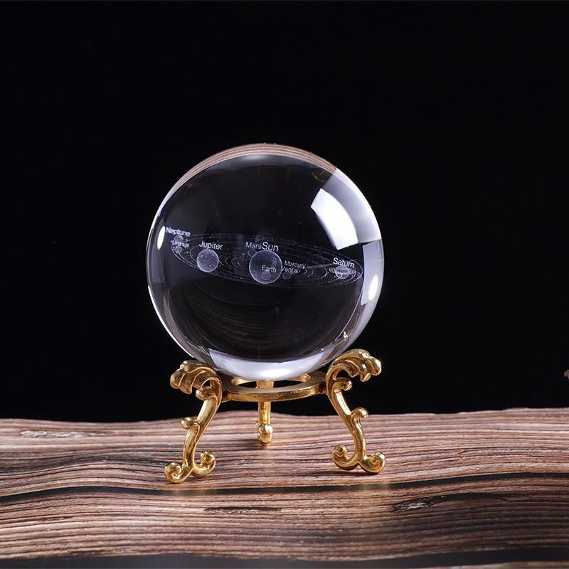 Colorful Glow in Dark Crystal Orb - Fesara