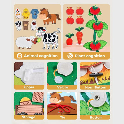 Fun Farm Animal Activity Book for Kids