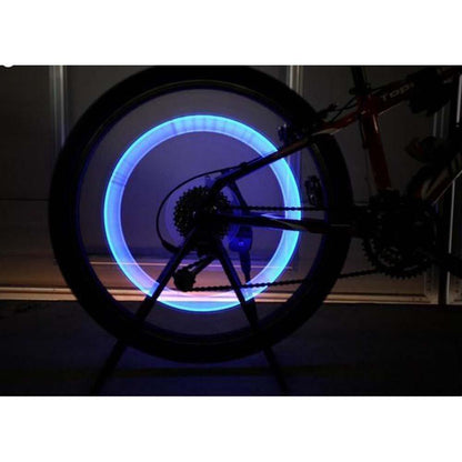 Bright Car Wheel LED Valve Stem Caps (2 Pack)