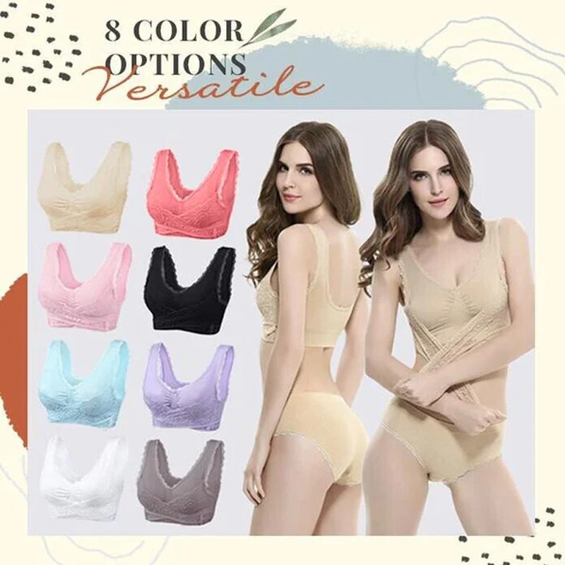 Comfortable Front Closure Lace Bra
