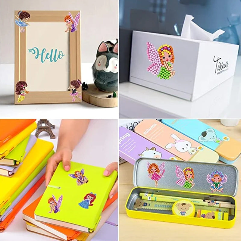 Colorful Diamond Art Sticker Set