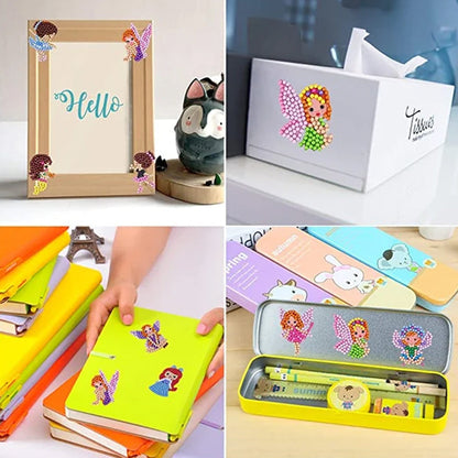 Colorful Diamond Art Sticker Set