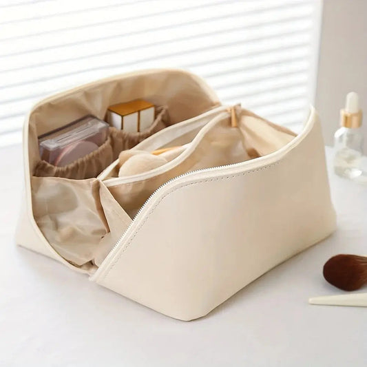 Spacious Travel Makeup Case – Cosmetic Storage Bag - Fesara