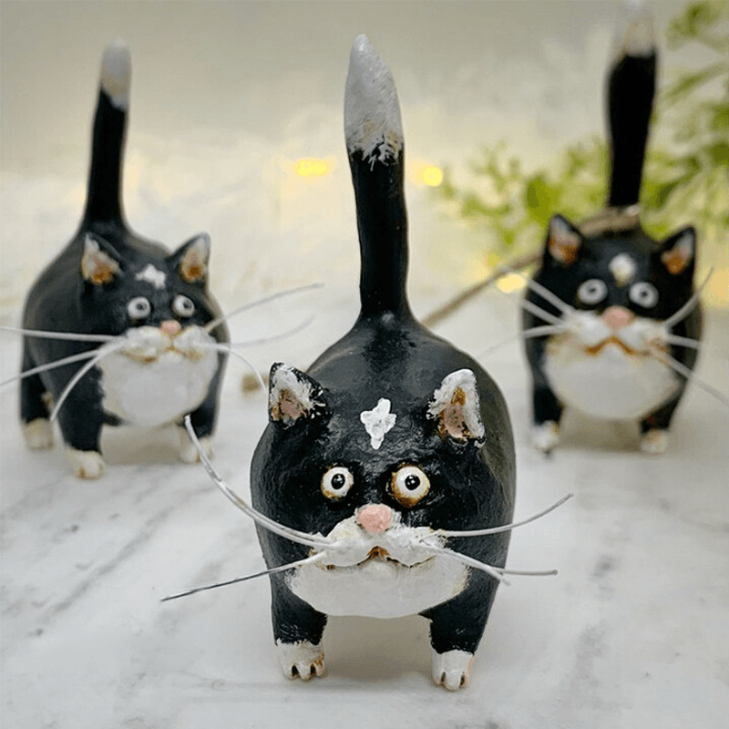 Personalized Handmade Kitty Xmas Tree Decoration
