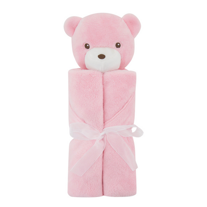 Soft Plush Baby Blanket with Cute Bunny