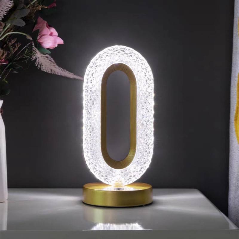 Luxurious Glass Table Lamp