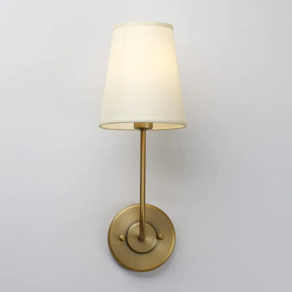 Stylish Textured Wall Light with Fabric Shade