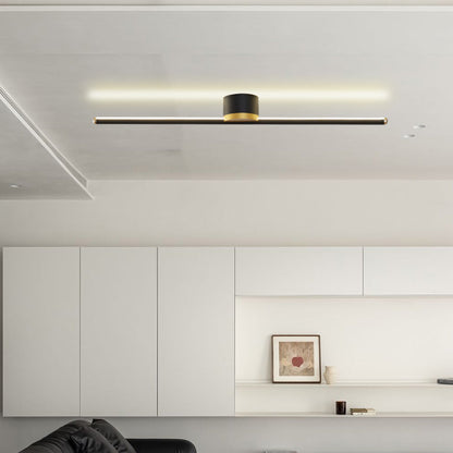 Sleek Contemporary LED Semi Flush Ceiling Lamp