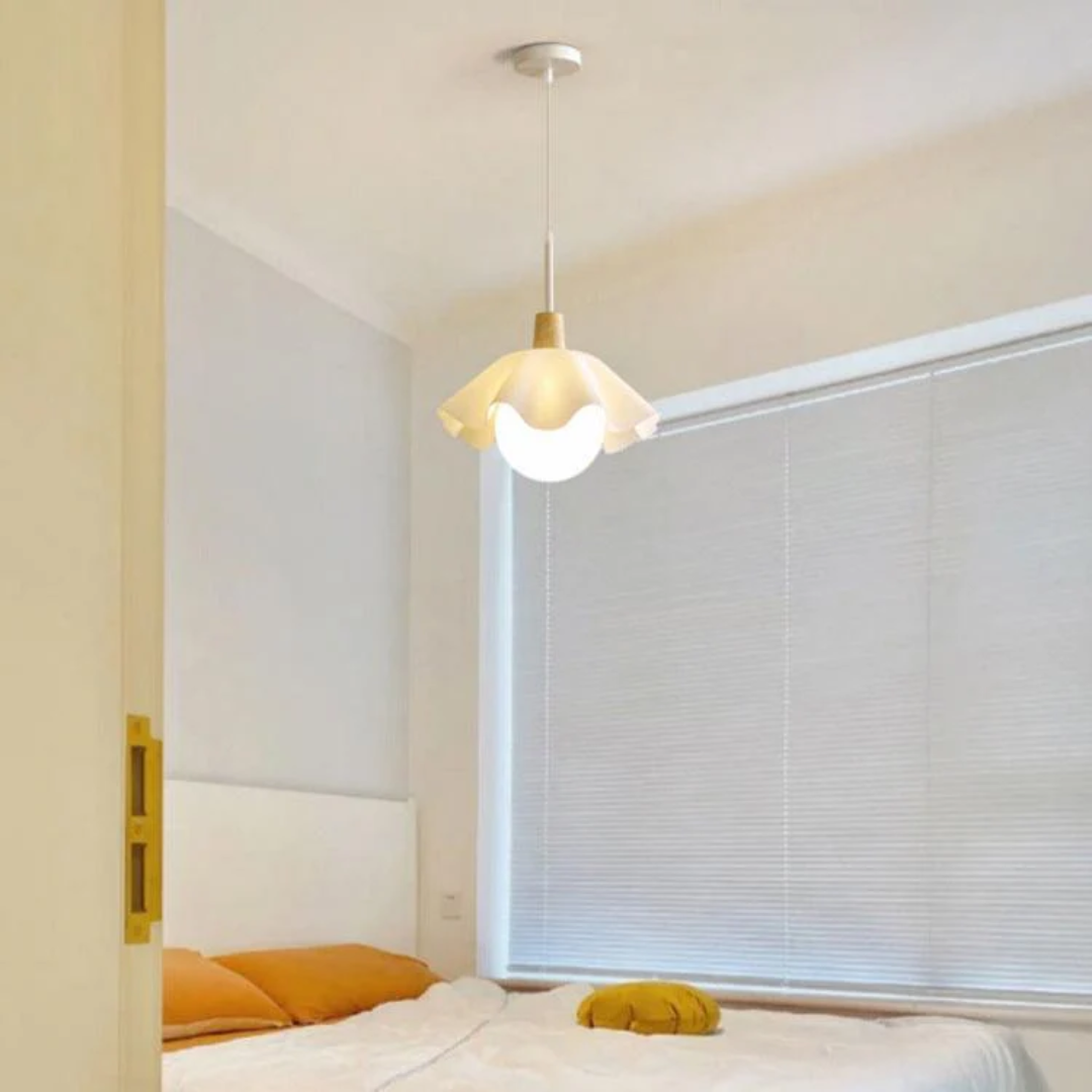 Petite Floral Hanging Lamp