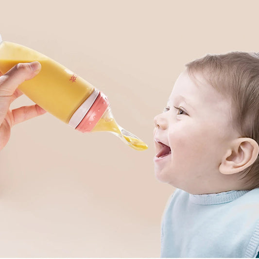 Baby Food Bottle and Spoon Set - Fesara