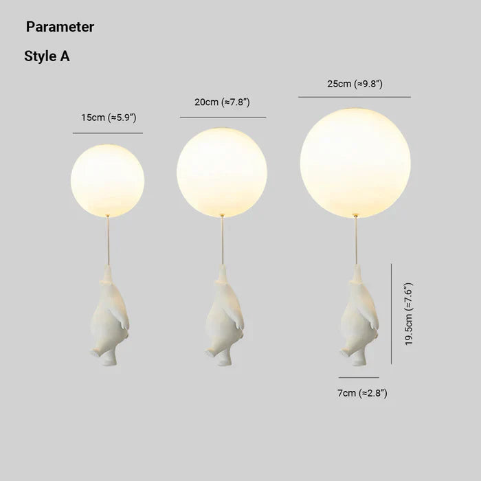 Colorful Bear LED Nursery Light