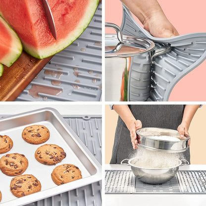 Soft Folding Bathroom Drain Mat
