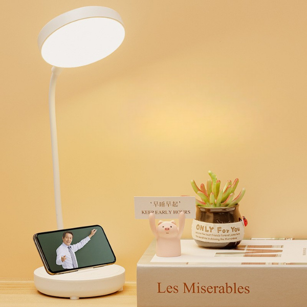 Versatile LED Office Lamp with Adjustable Arm