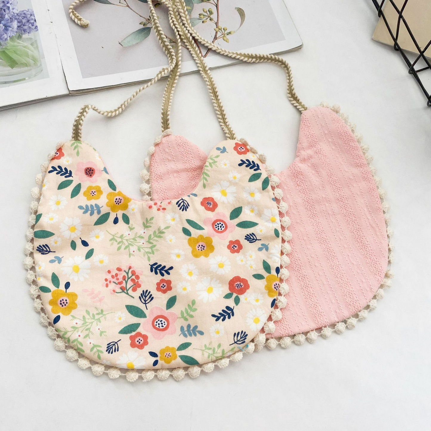 Soft Cotton Reversible Baby Bib Cloth