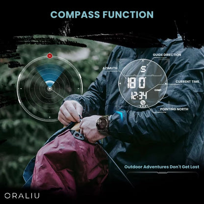 Tough Waterproof Sports Watch