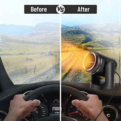 Compact 360° Rotating Car Warmer