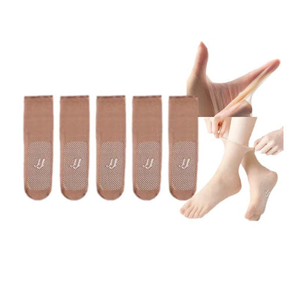 Breathable Anti-Slip Crystal Socks for Women