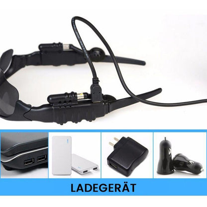 Sleek Athletic Polarized Sunglasses with Bluetooth