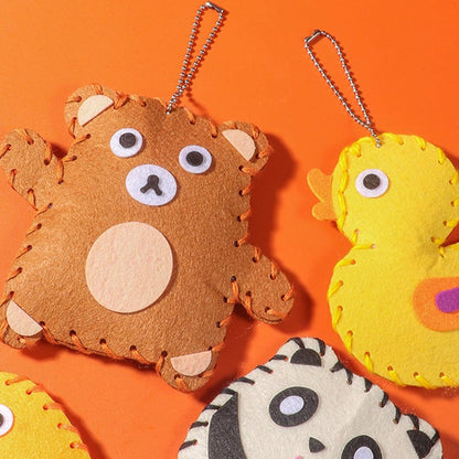 Fesara | Cute Felt Craft Animal Kit for Sewing