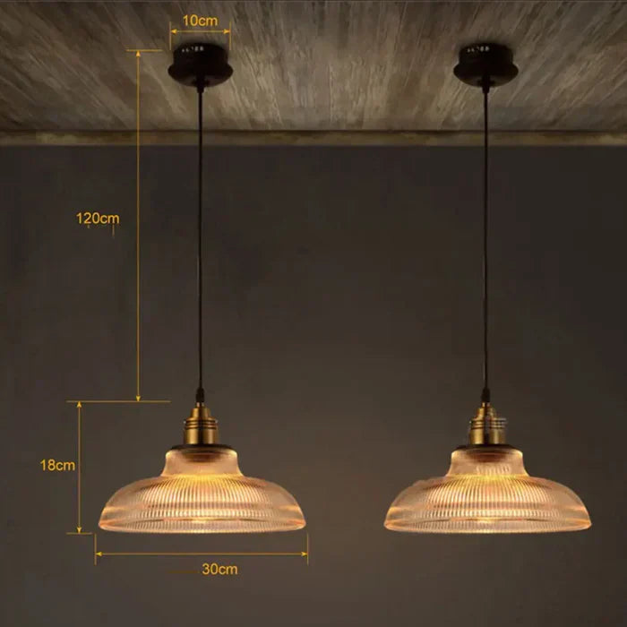 Luxury Glass Drop Pendant Light