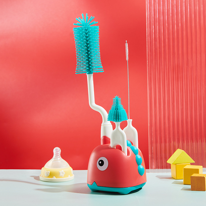Baby Bottle Cleaning Brush Set with Storage Case