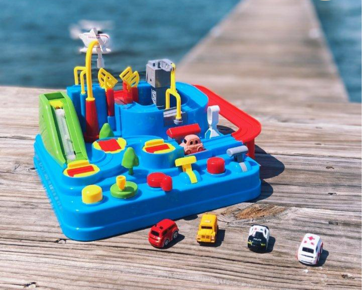 Fast Kids Racing Track Playset for Boys and Girls