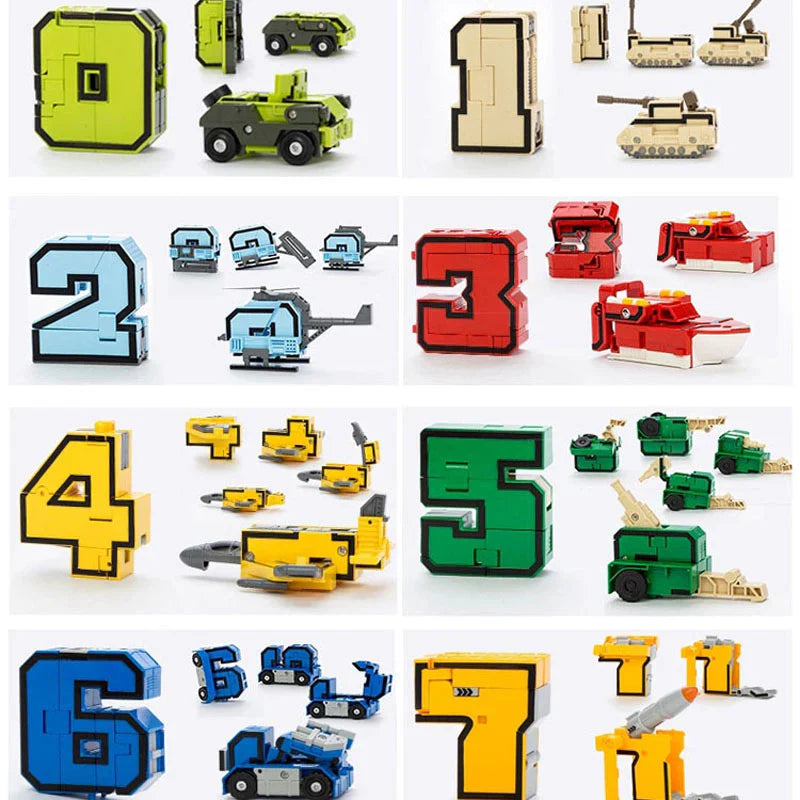 Fesara Building Play Action Figure with Numbers