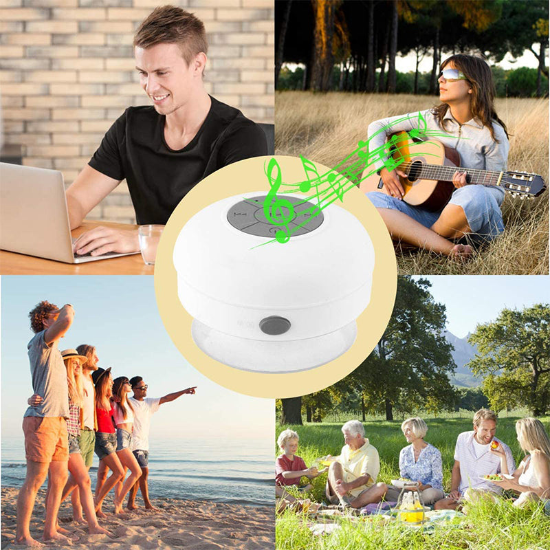 Compact Portable Waterproof Bluetooth Speaker