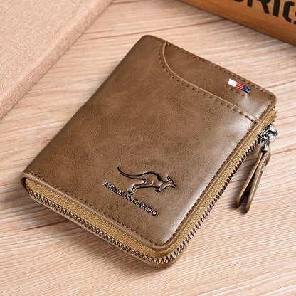 Secure Leather Wallet with RFID Protection - Fesara