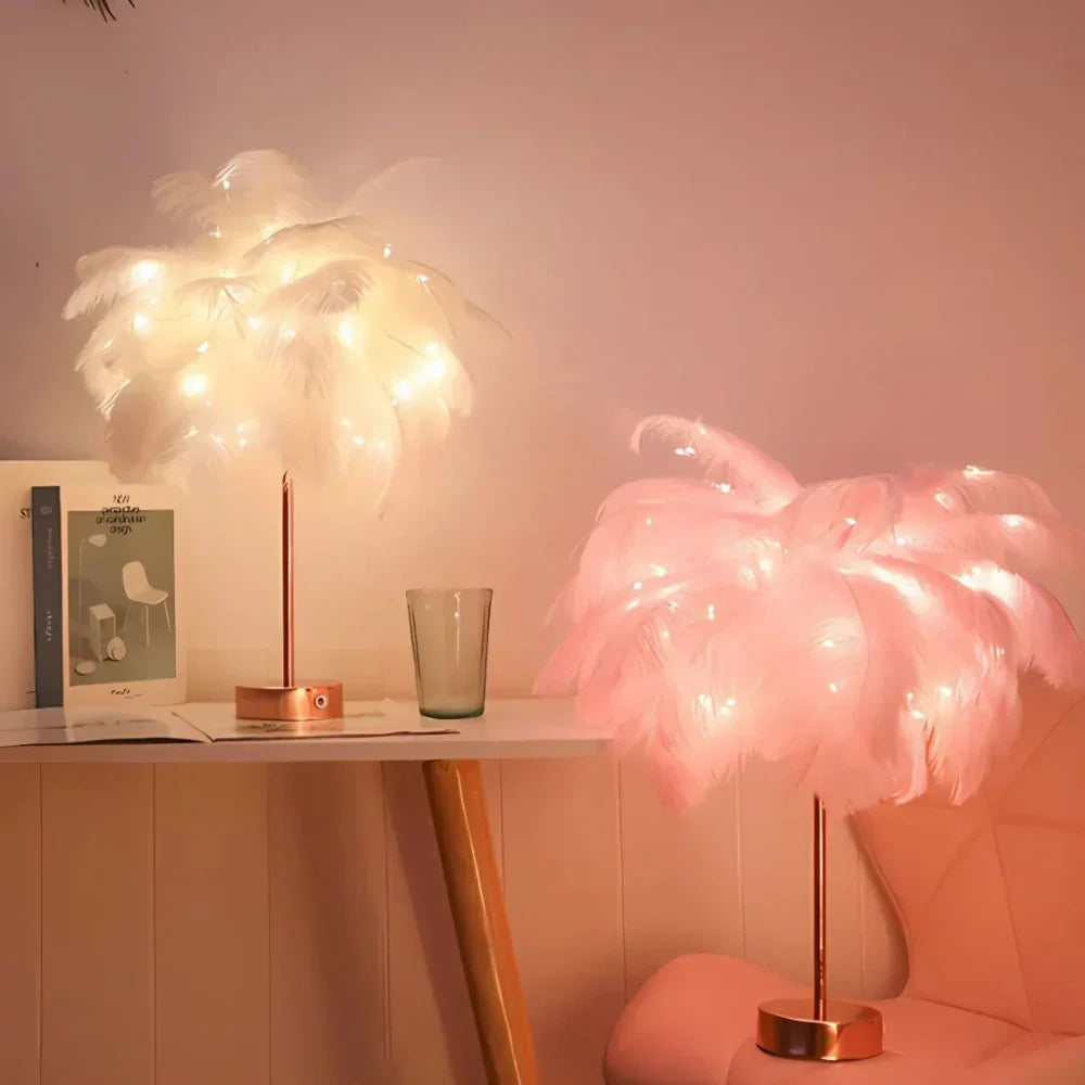 Tropical Palm Tree Table Lamp