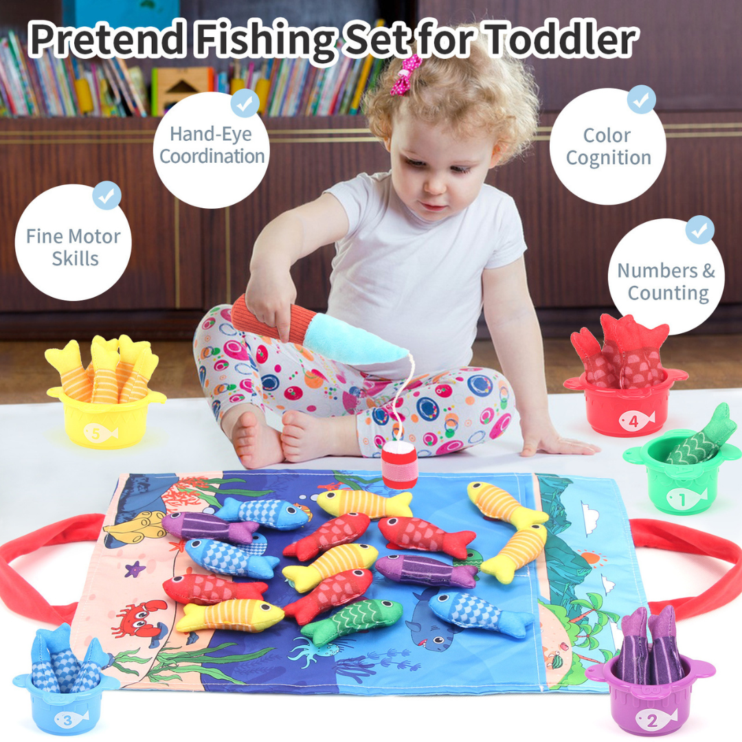 Soft Interactive Fishing Toy Set