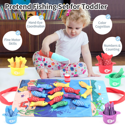 Soft Interactive Fishing Toy Set
