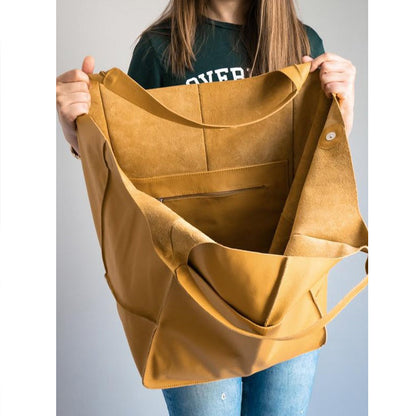 Large Leather Tote Bags for Women