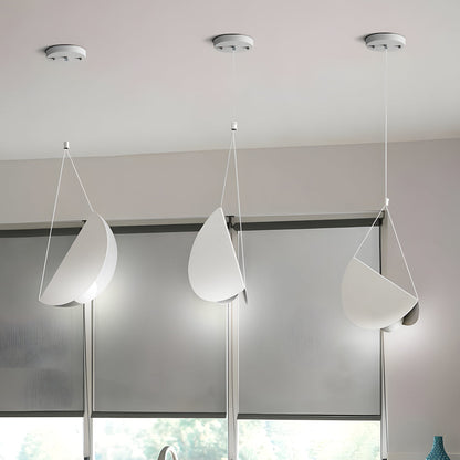 Elegant Modern White Drop Pendant Light