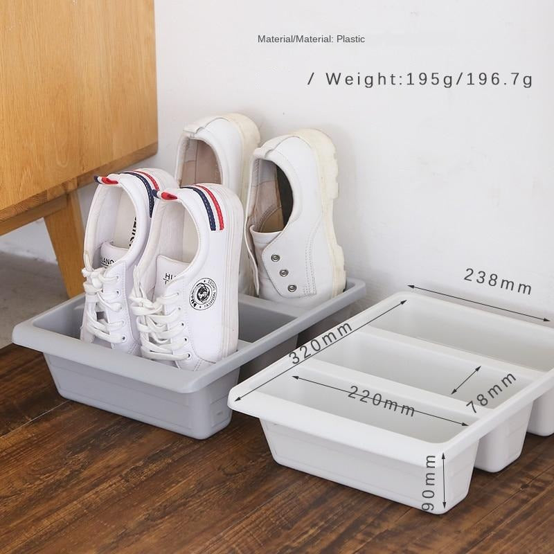 Compact 6 Pair Shoe Organizer Rack