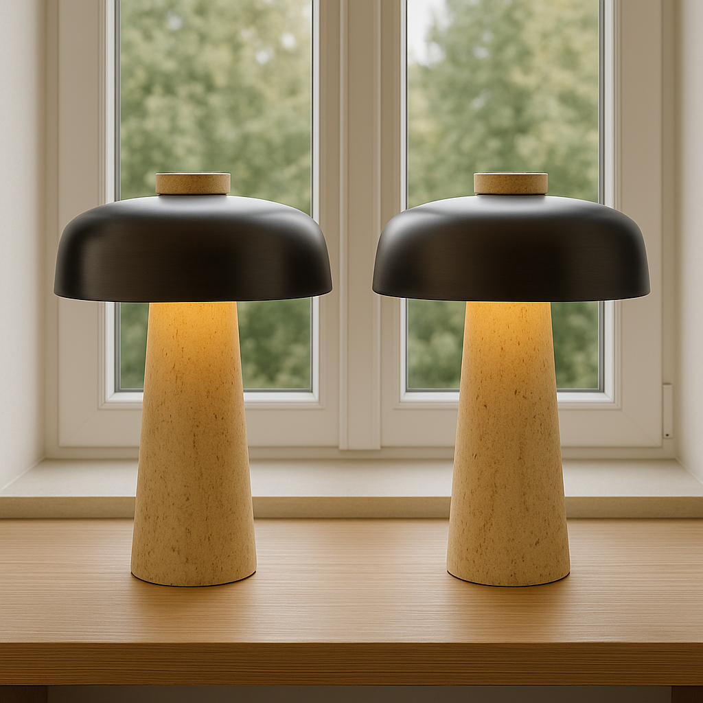 Elegant Marble Table Lamp – Soft Glow & Sleek Style
