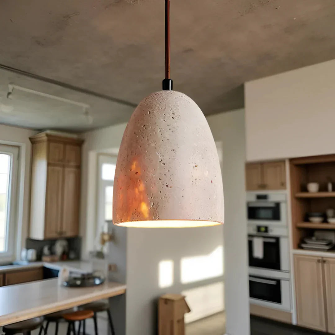 Vintage Stone Hanging Light