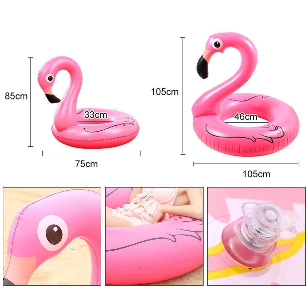 Fun Pink Pool Float Flamingo Raft