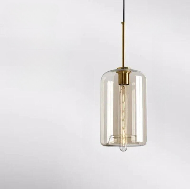 Modern Scandinavian Glass Pendant Lamp