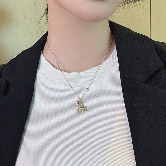 Beautiful Winged Unicorn Pendant Necklace - Fesara