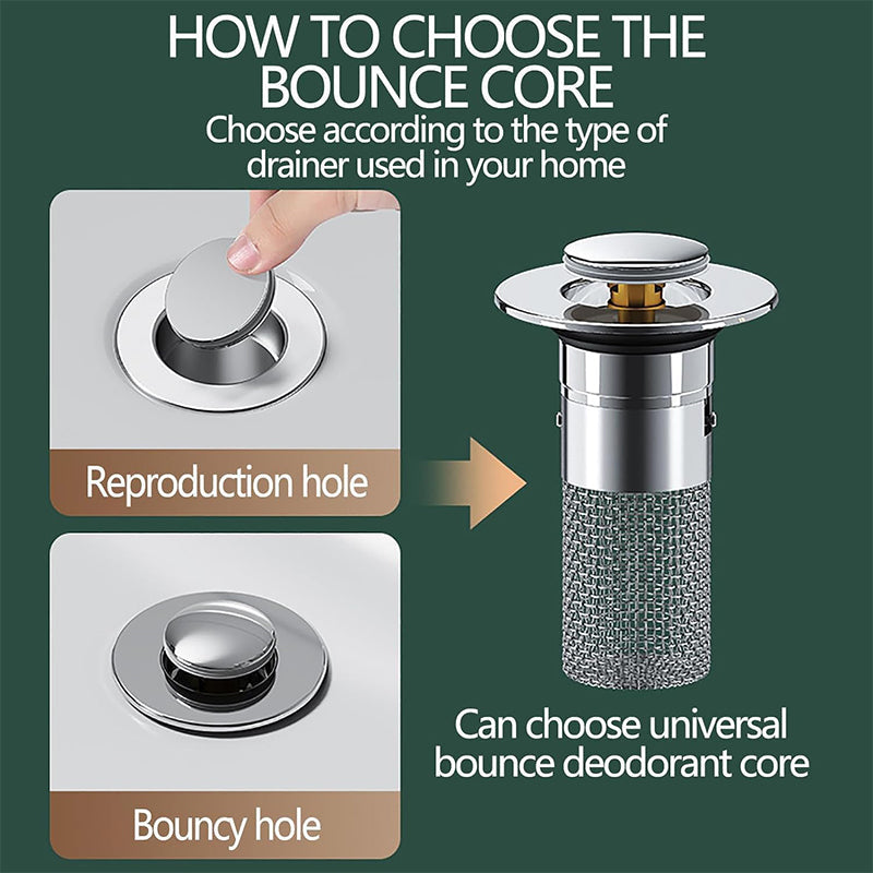 Easy Clean Sink Hair Filter Strainer